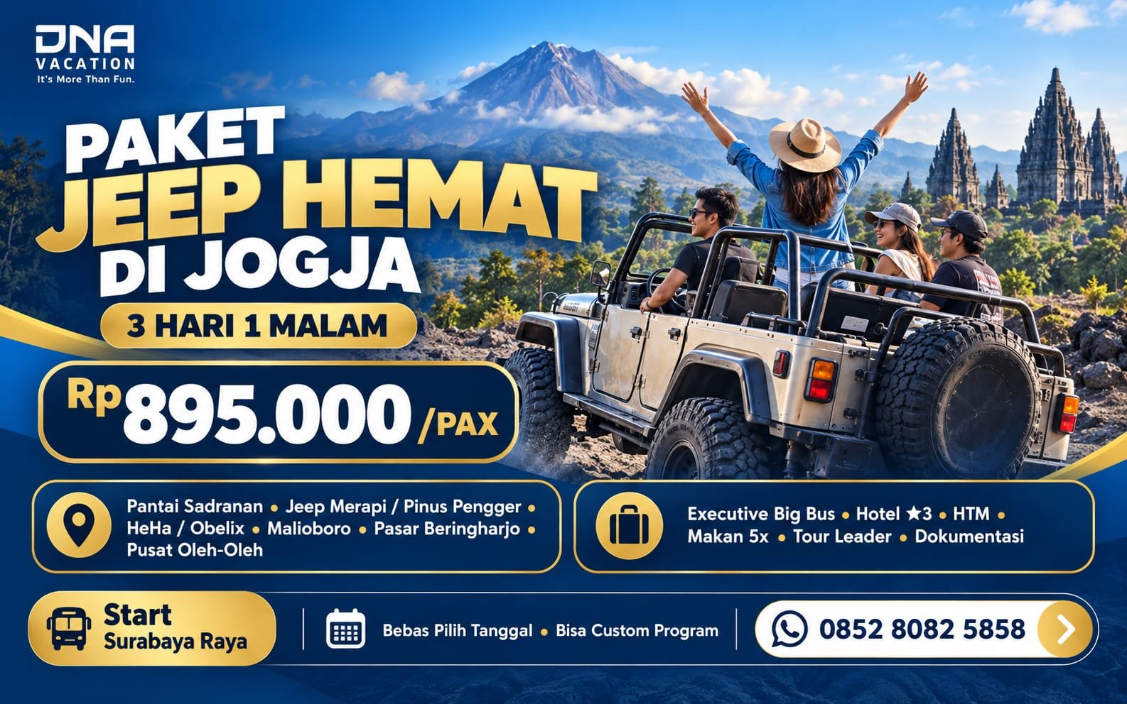Paket Jeep Hemat di Jogja